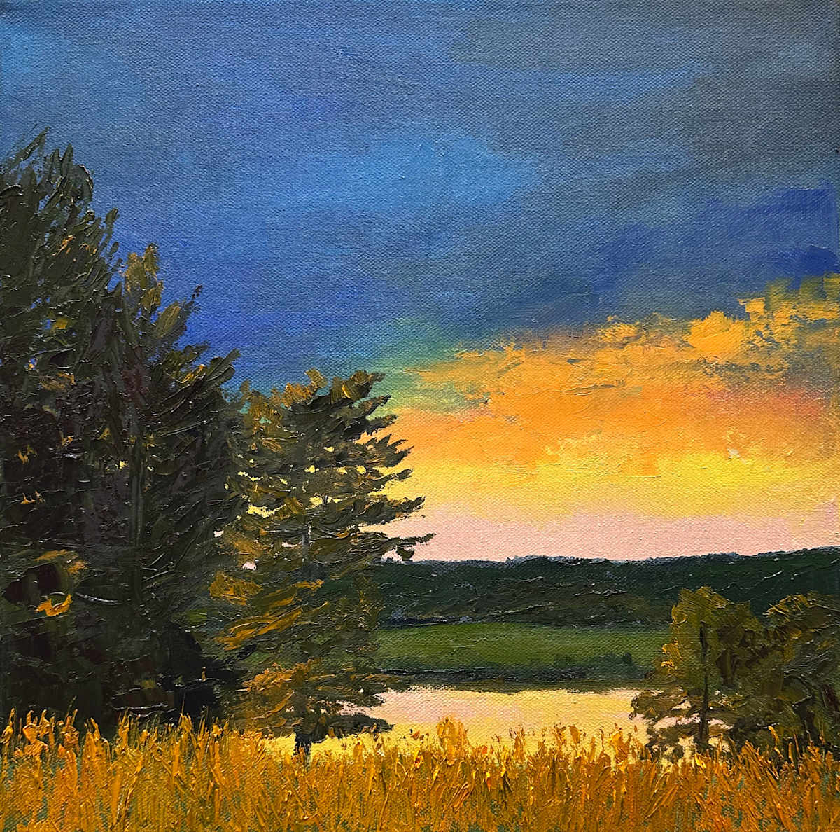 Sunset View on Northern Boulevard by Marie Cole, Image 1.
