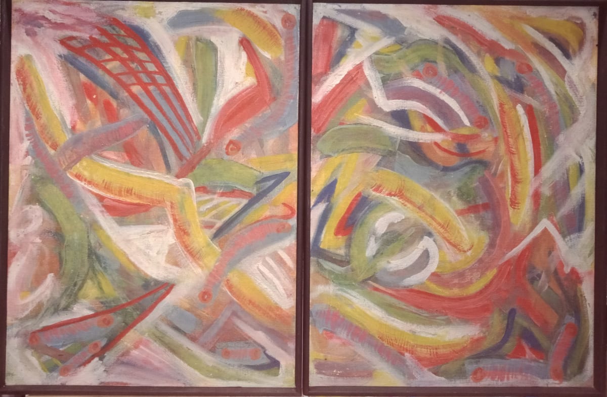 Untitled - Abstract (2 panels) 