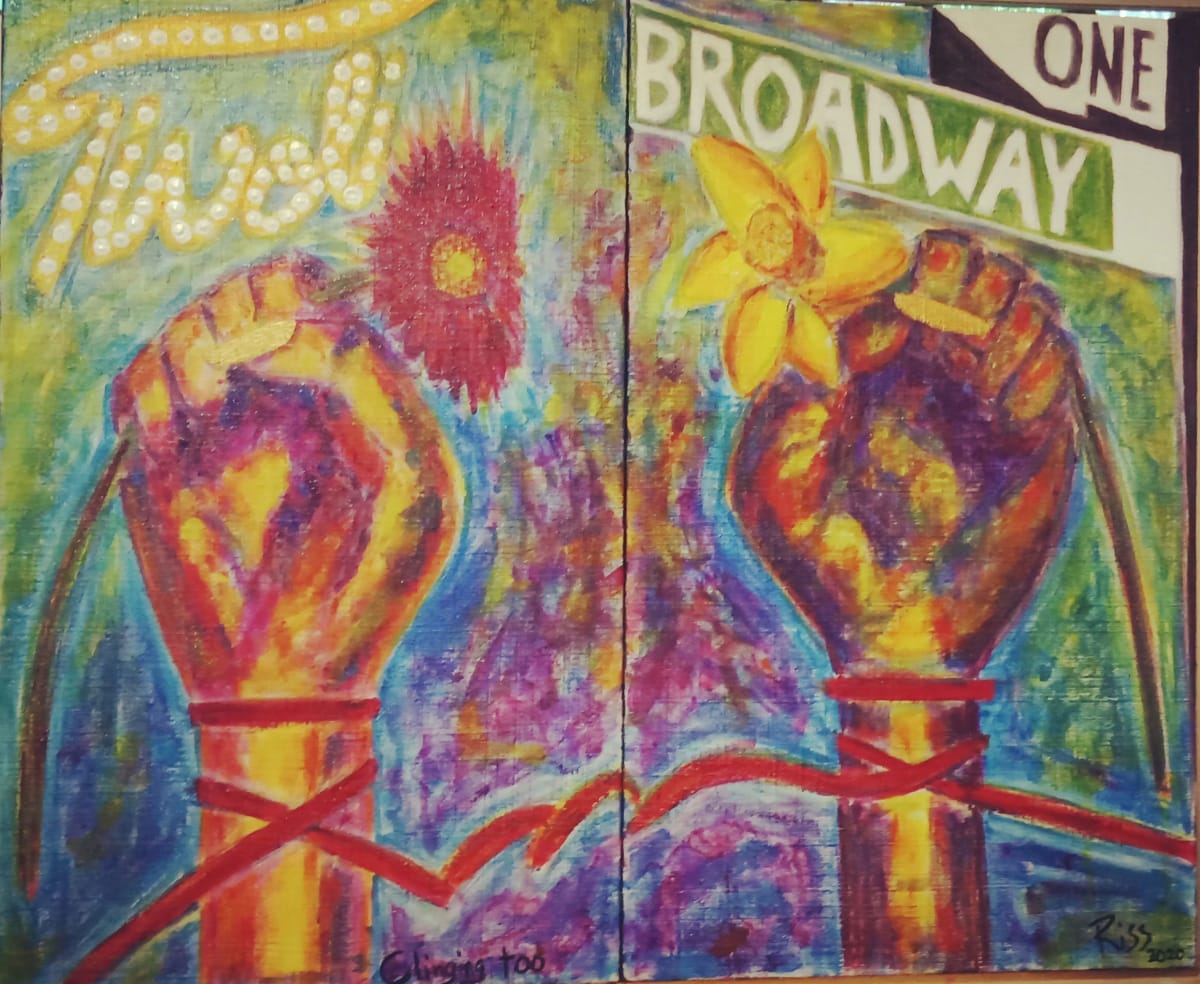 Clinging (to flowers) too 