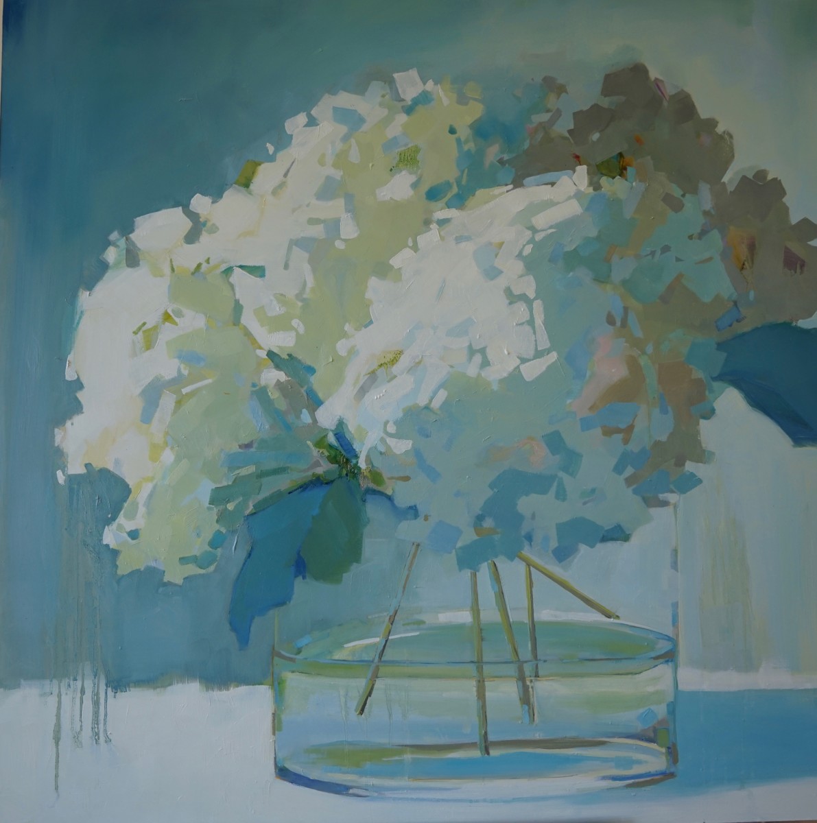 Hazy Hydrangeas by kathleen broaderick 