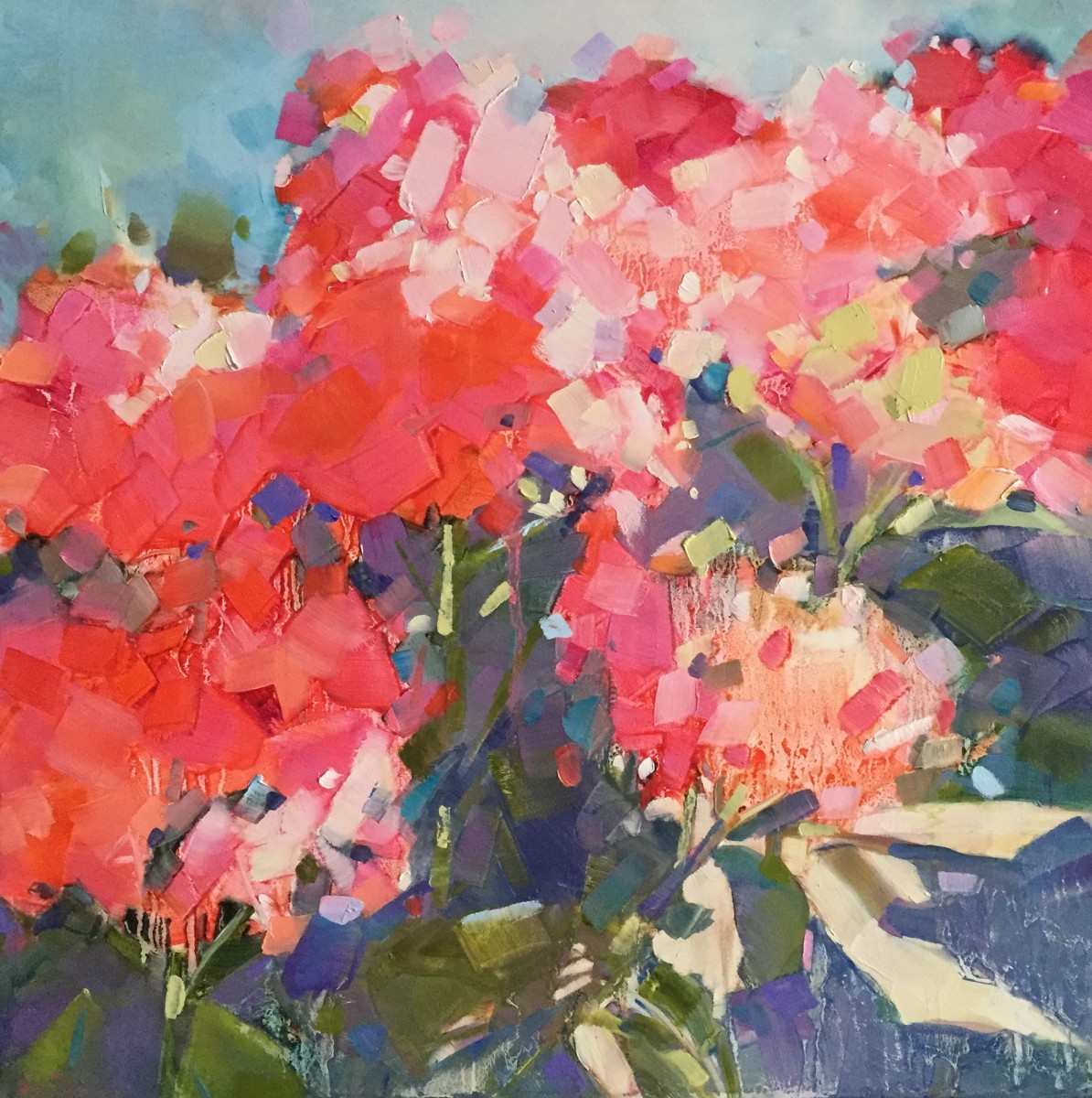 Morning Hydrangea by kathleen broaderick 