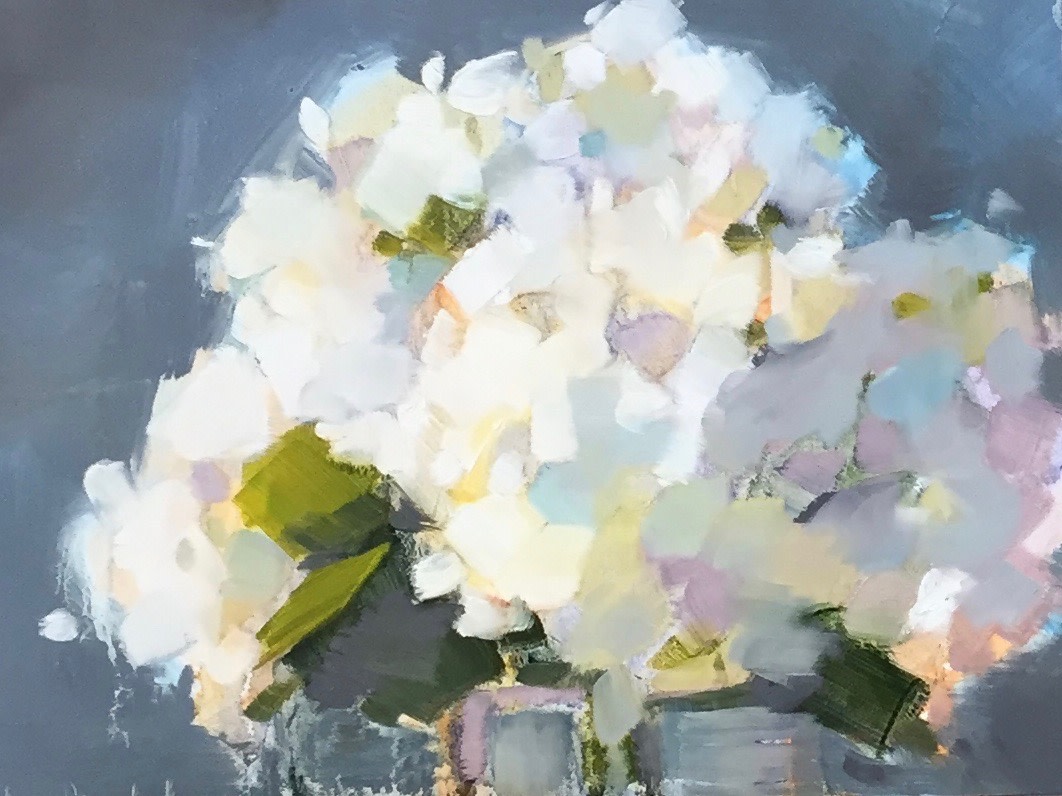 Hydrangeas by kathleen broaderick 