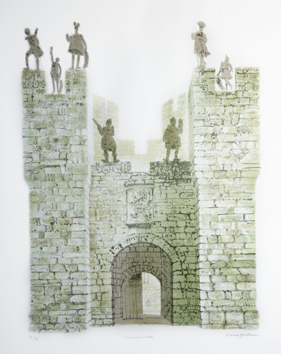 Alnwick Castle by David Gentleman 