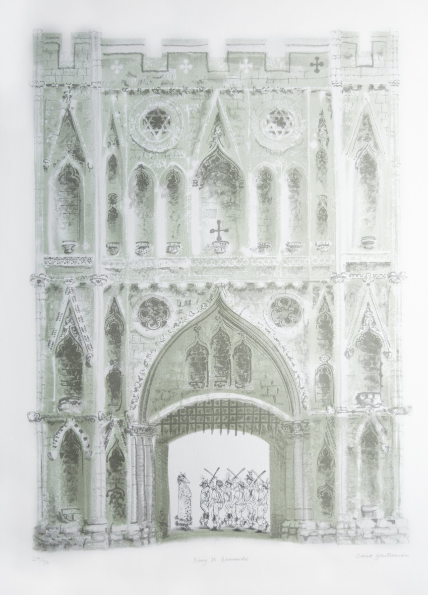 Abbeygate, Bury St Edmunds by David Gentleman 