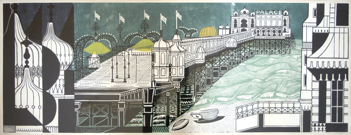 Brighton Pier by Edward Bawden 