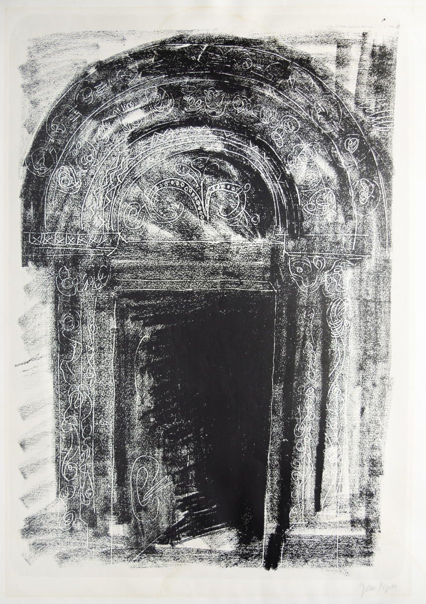 Kilpeck, Herefordshire: the Norman South Door by John Piper 