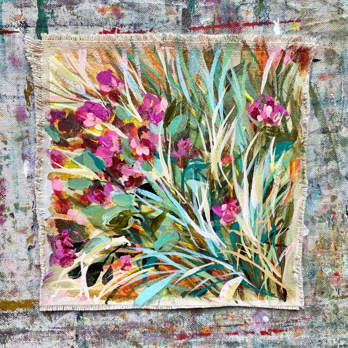 Prairie Wild Roses Study, Image 1.