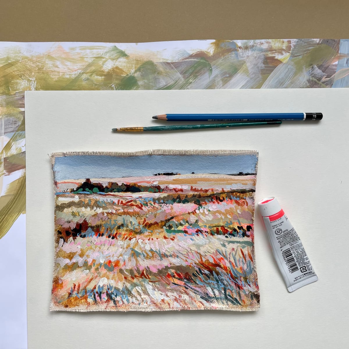 Fall Prairie Sketch A, Image 1.