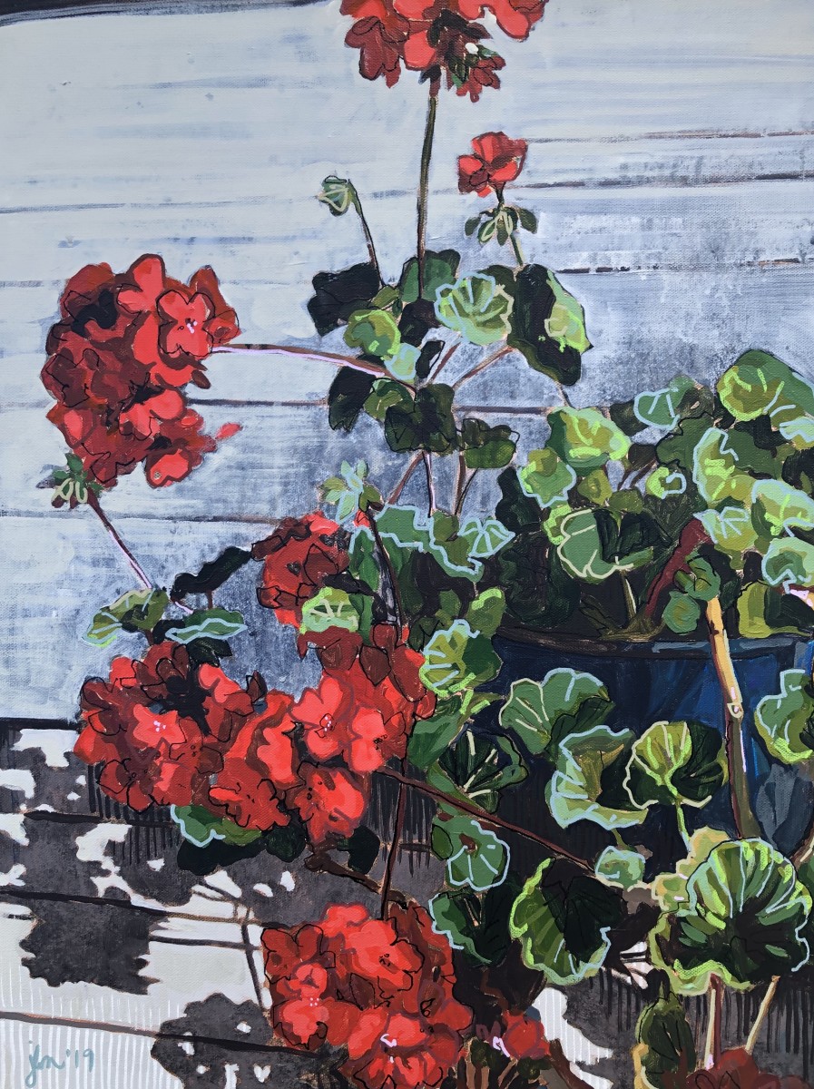 Geranium by Jennifer L Mohr 