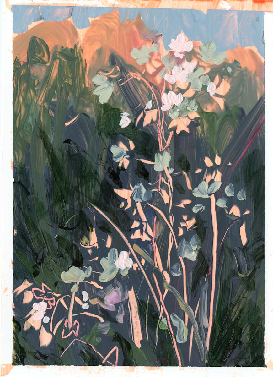Impressions Study 9 (peach) by Jennifer L Mohr, Image 1.