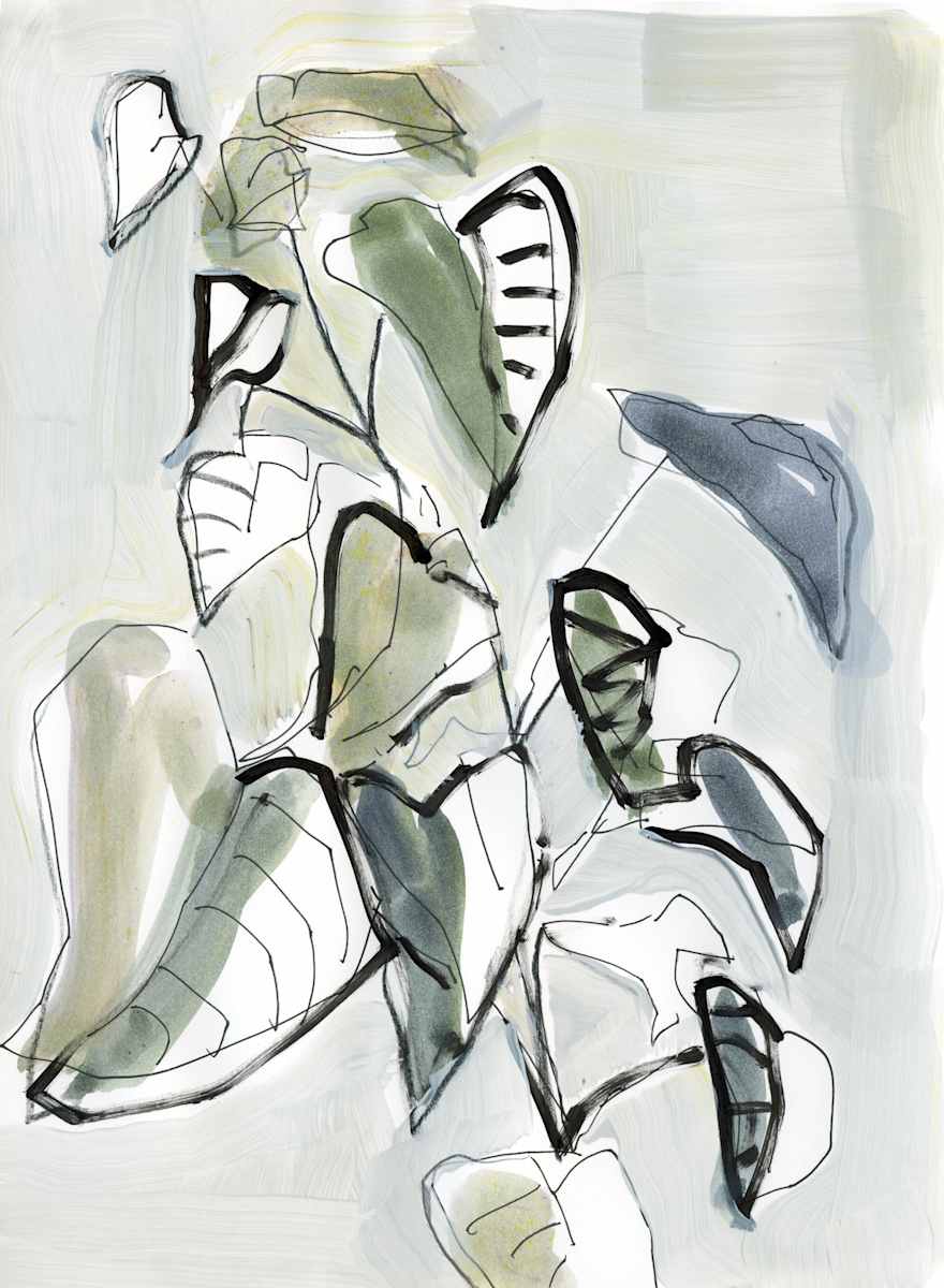 Leafy 4 by Jennifer L Mohr 