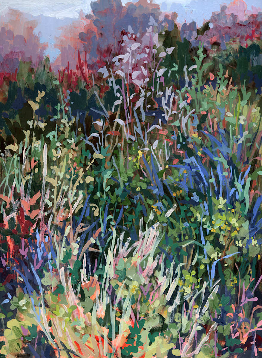 On Fire (uncradled, unframed) by Jennifer L Mohr, Image 1.