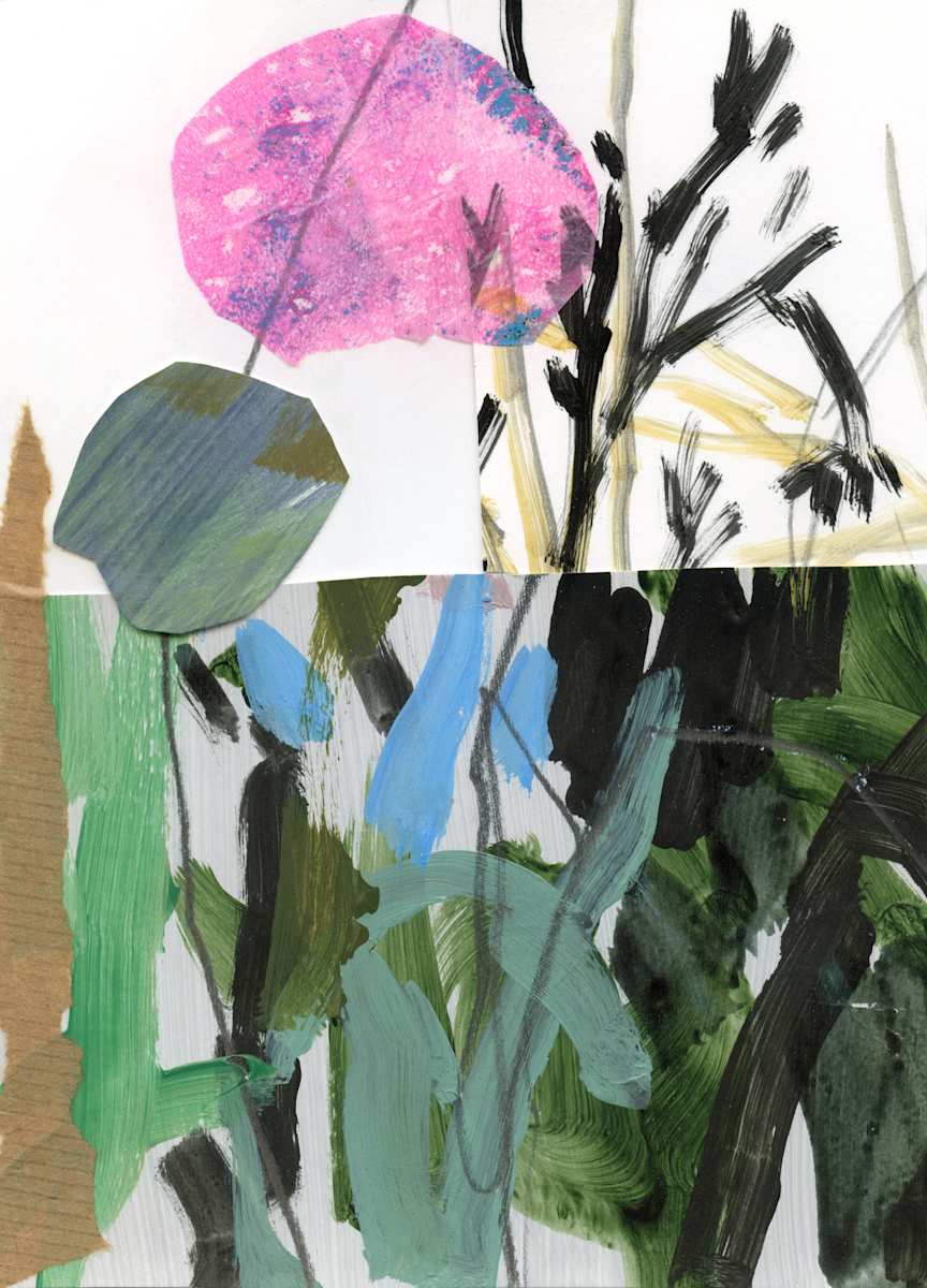 Tropical Collage Mini 3 by Jennifer L Mohr 