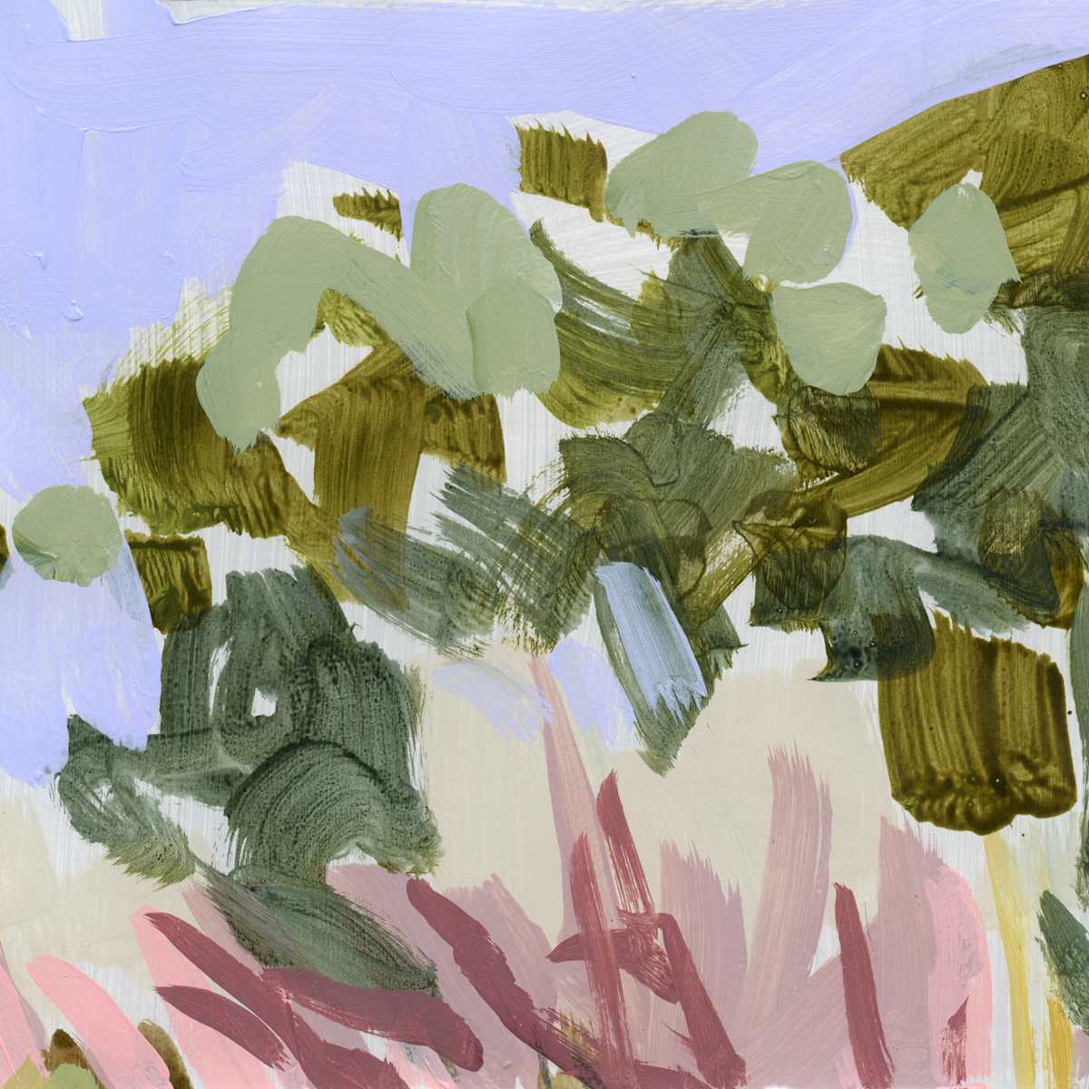 Abstracted Landscape Mini 1 by Jennifer L Mohr 