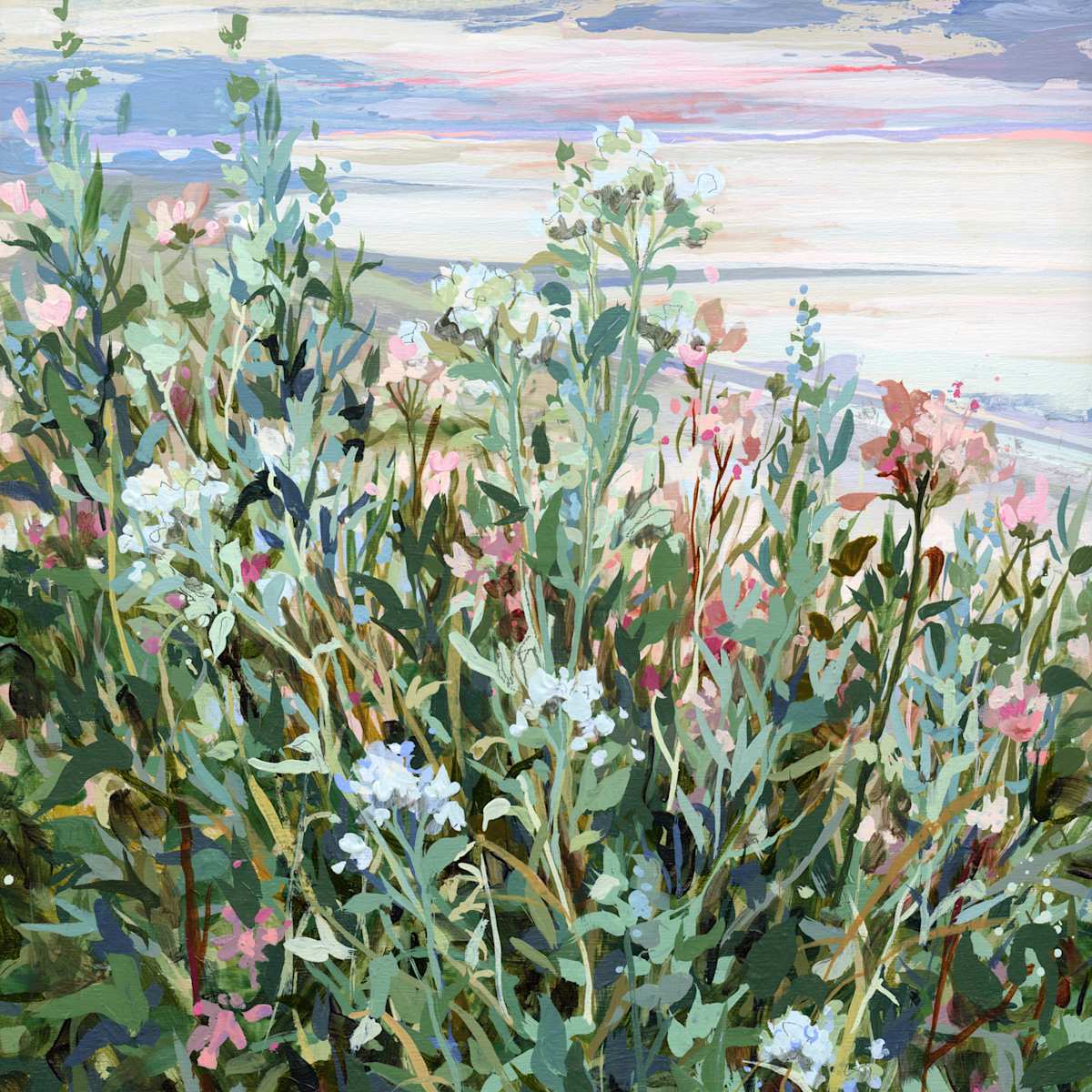 Seaside Wildflowers by Jennifer L Mohr 