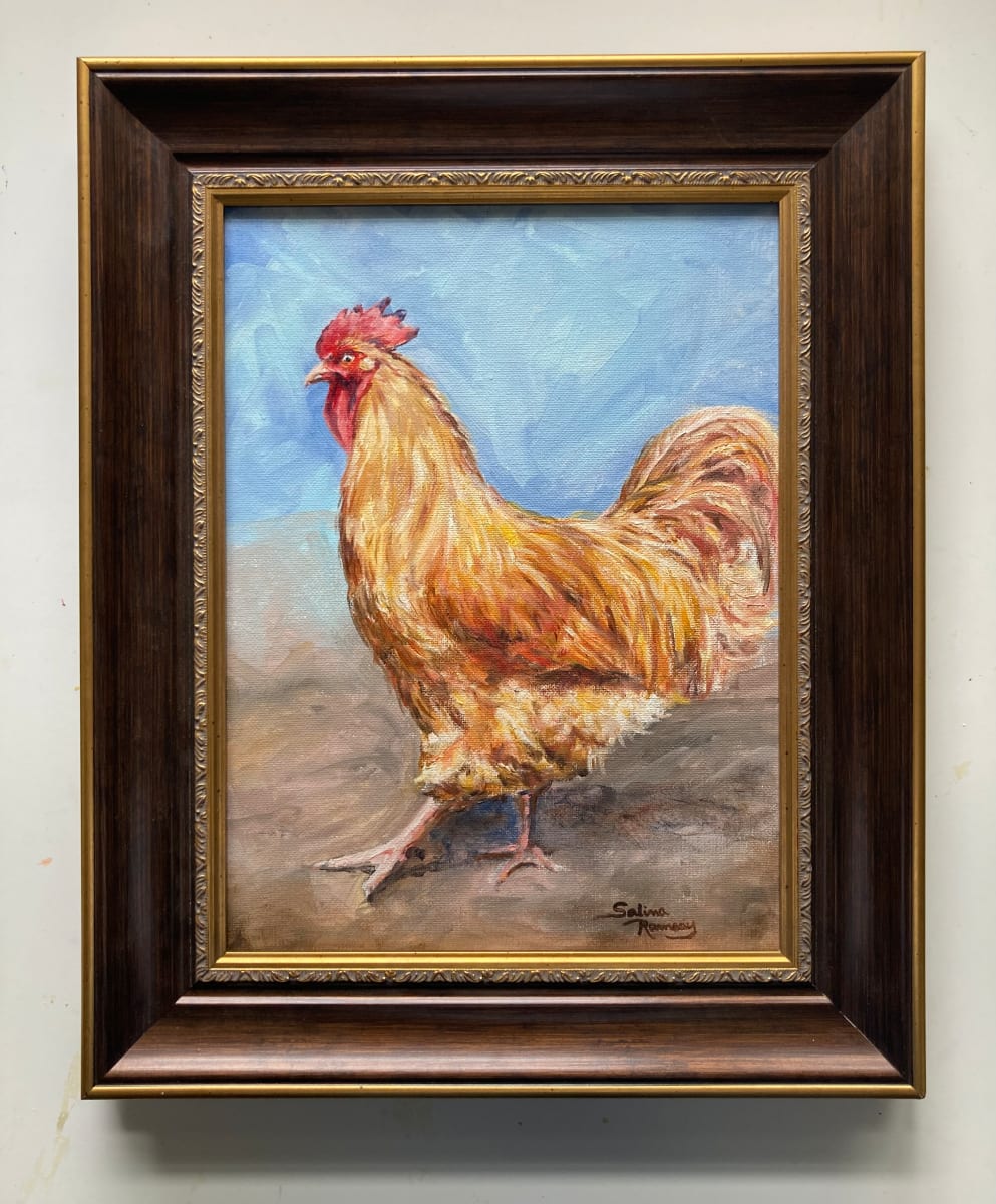 Rooster Strut by Salina Ramsay  Image: Roosters are so sel-aware and self-assured. They almost always strut.