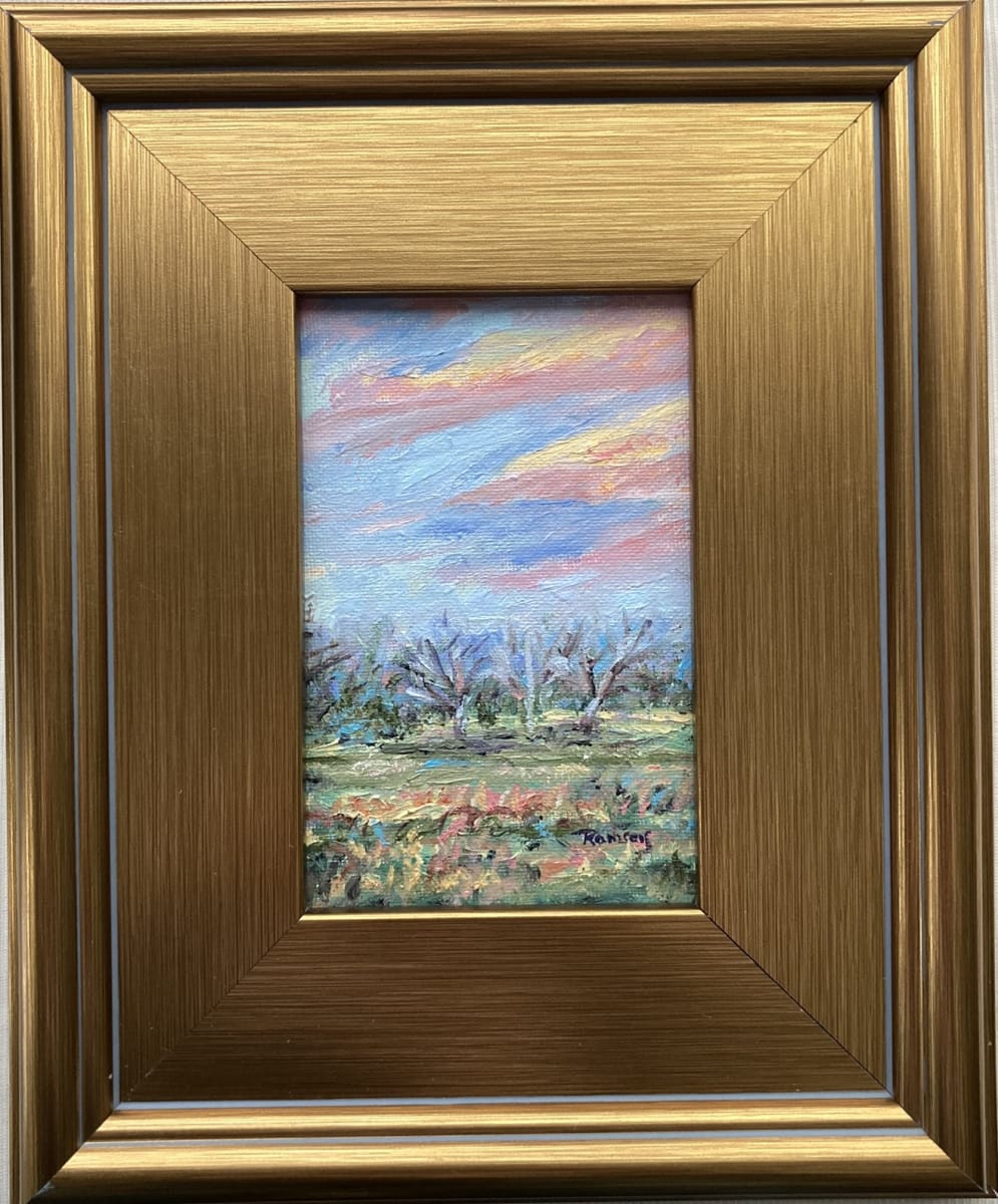 Soft Sunset by Salina Ramsay  Image: Pastel colors pervade this peaceful sunset in late summer. 