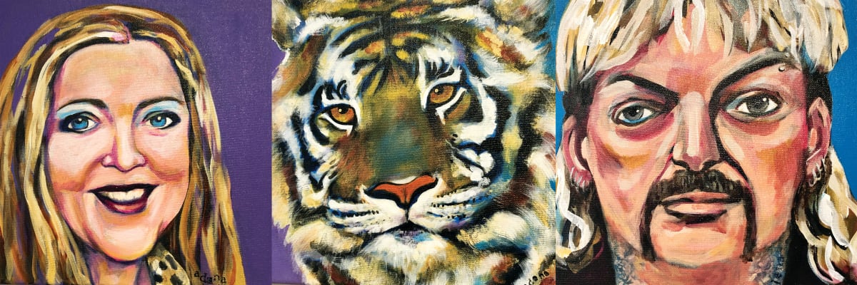 Tiger King Triptych 