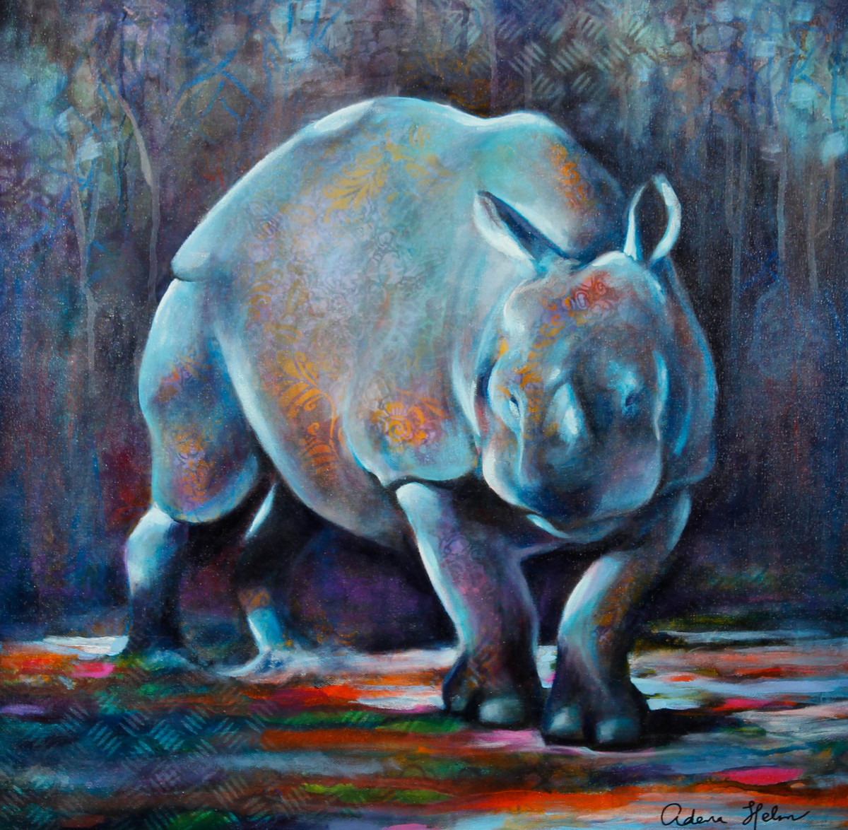 Fire in the Belly by Adena  Helm Art 