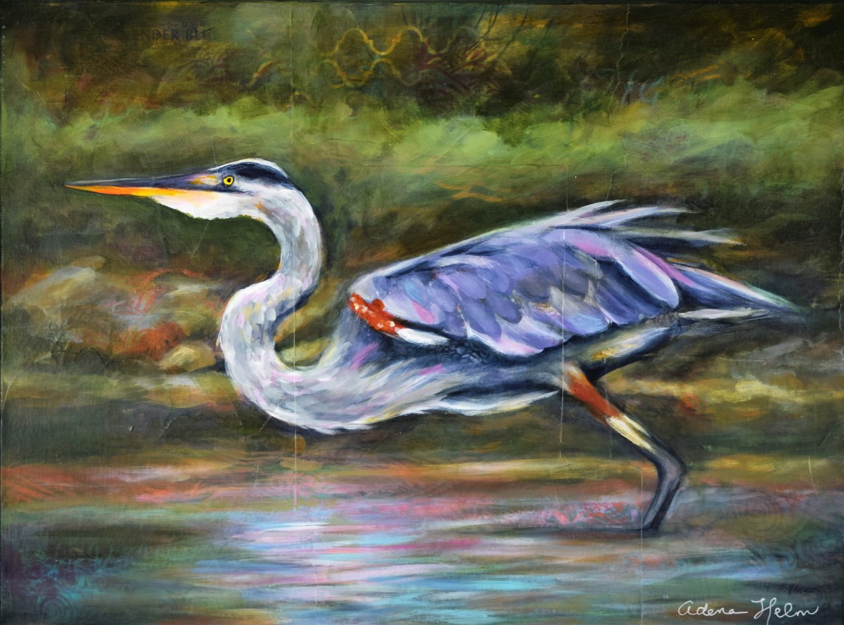 Lavender Blue Dilly Dilly by Adena  Helm Art 