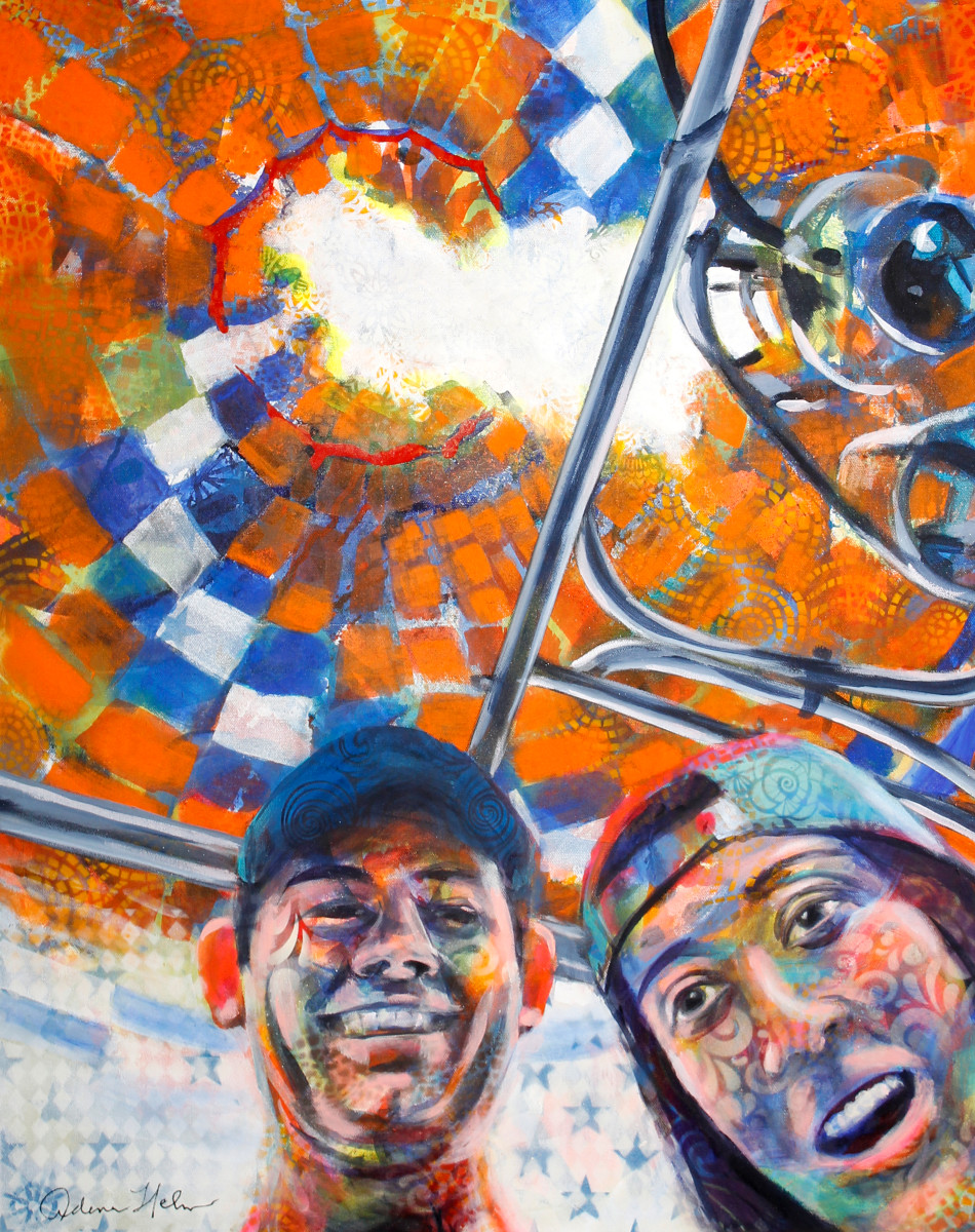 Nothing But Blue Skies by Adena  Helm Art 