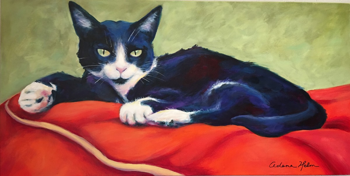 Reclining Nude by Adena  Helm Art 