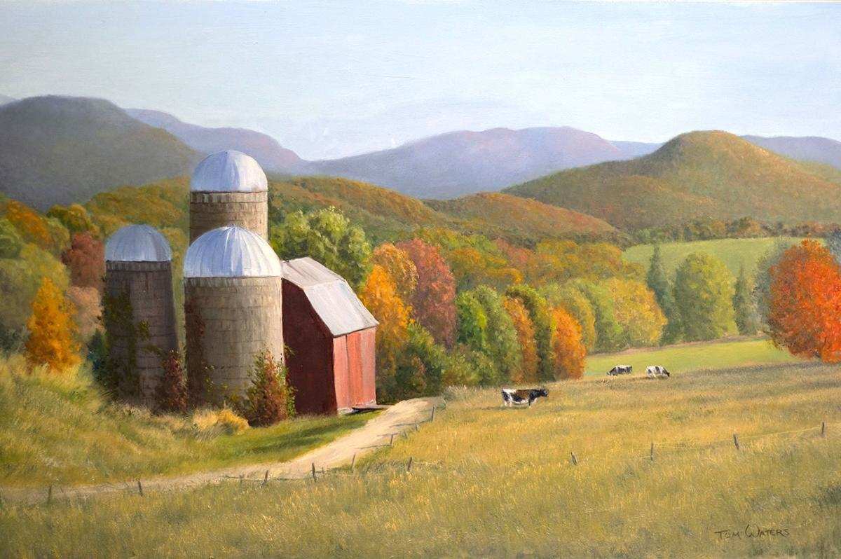 Autumn Farm by Thomas Waters 
