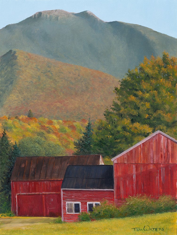 Barns Beneath Mansfield by Thomas Waters, Image 1.