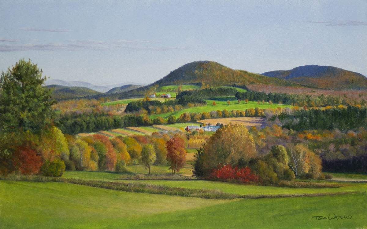 Cemetery View, Peacham by Thomas Waters, Image 1.