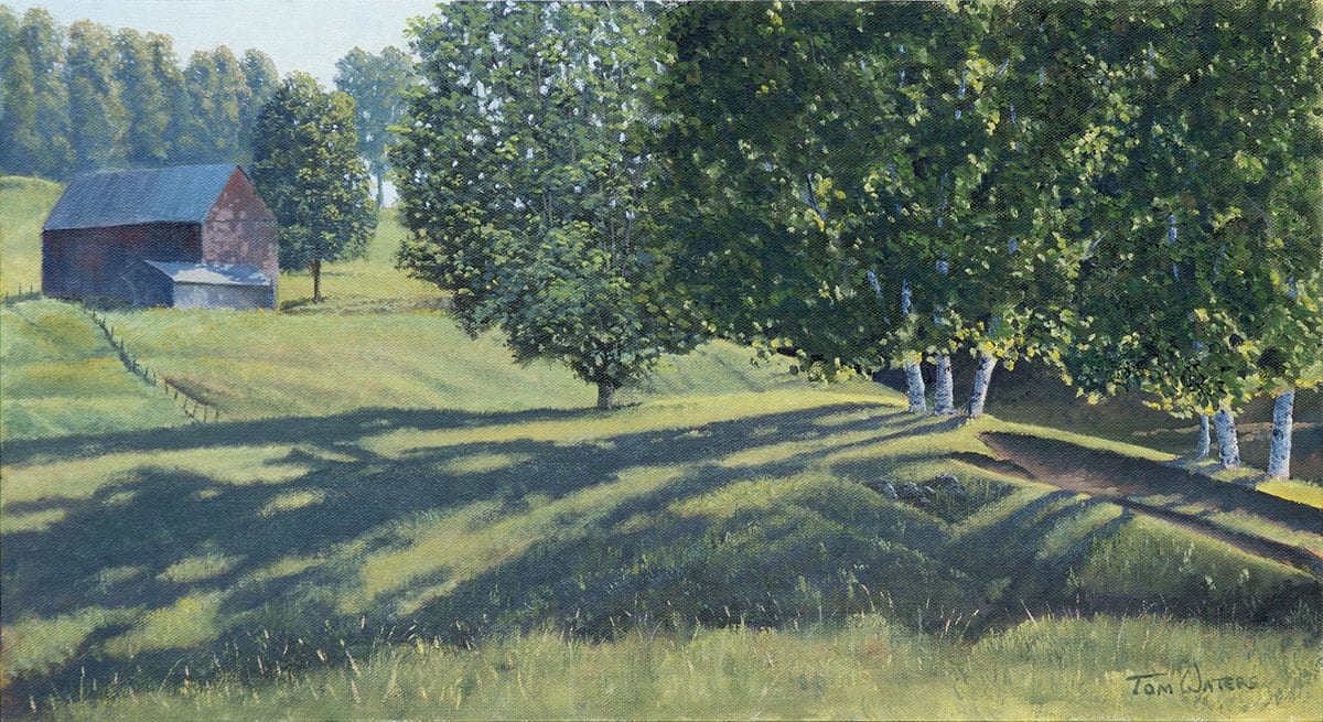 Hartland Barn & Fields by Thomas Waters, Image 1.