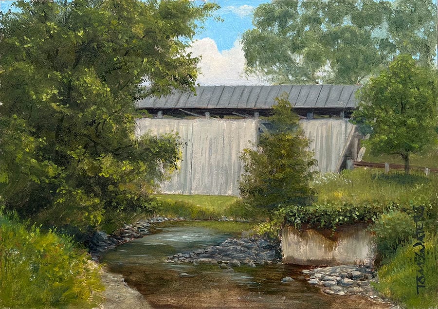 Sherman Covered Bridge by Thomas Waters, Image 1.