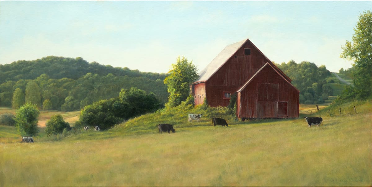 Sunlight on the Barn by Thomas Waters 