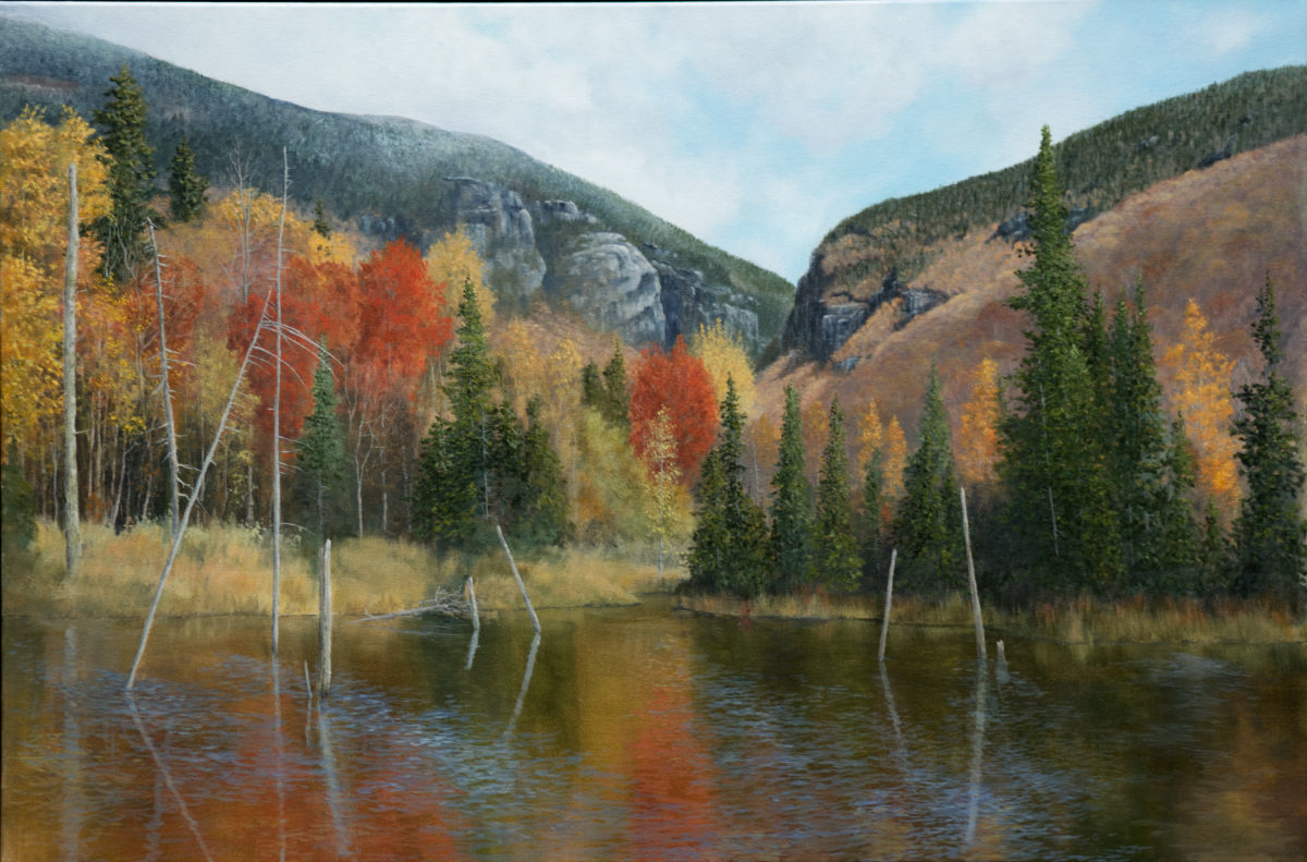 Autumn Below the Notch by Thomas Waters 