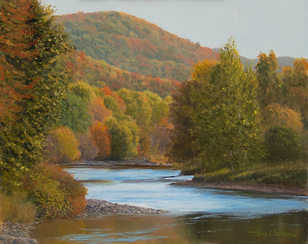 Lazy Autumn River by Thomas Waters 