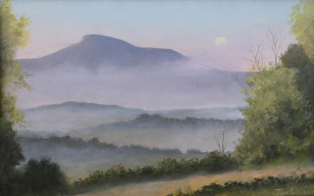 Moonset Over Camel's Hump by Thomas Waters, Image 1.