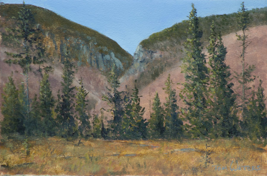 The Notch - Plein Air by Thomas Waters, Image 1.