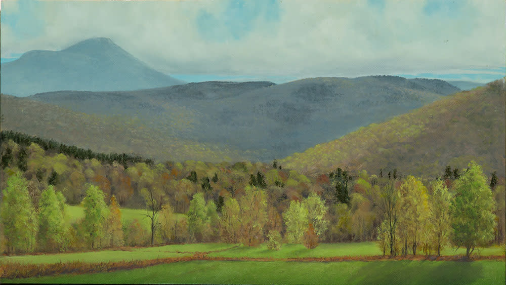 Spring Greens Below Camel's Hump by Thomas Waters 