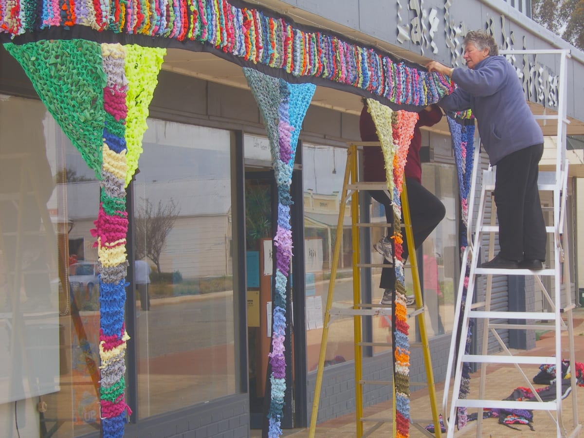 The Knitted Facade by Tania Spencer 