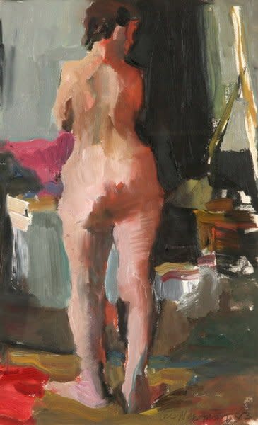 Standing Female Nude by Lee Newman 