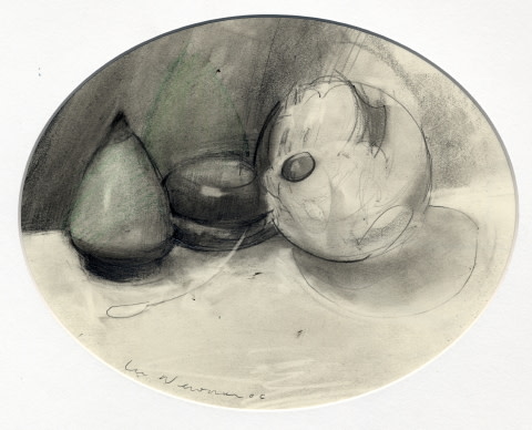 Oval Drawing by Lee Newman 