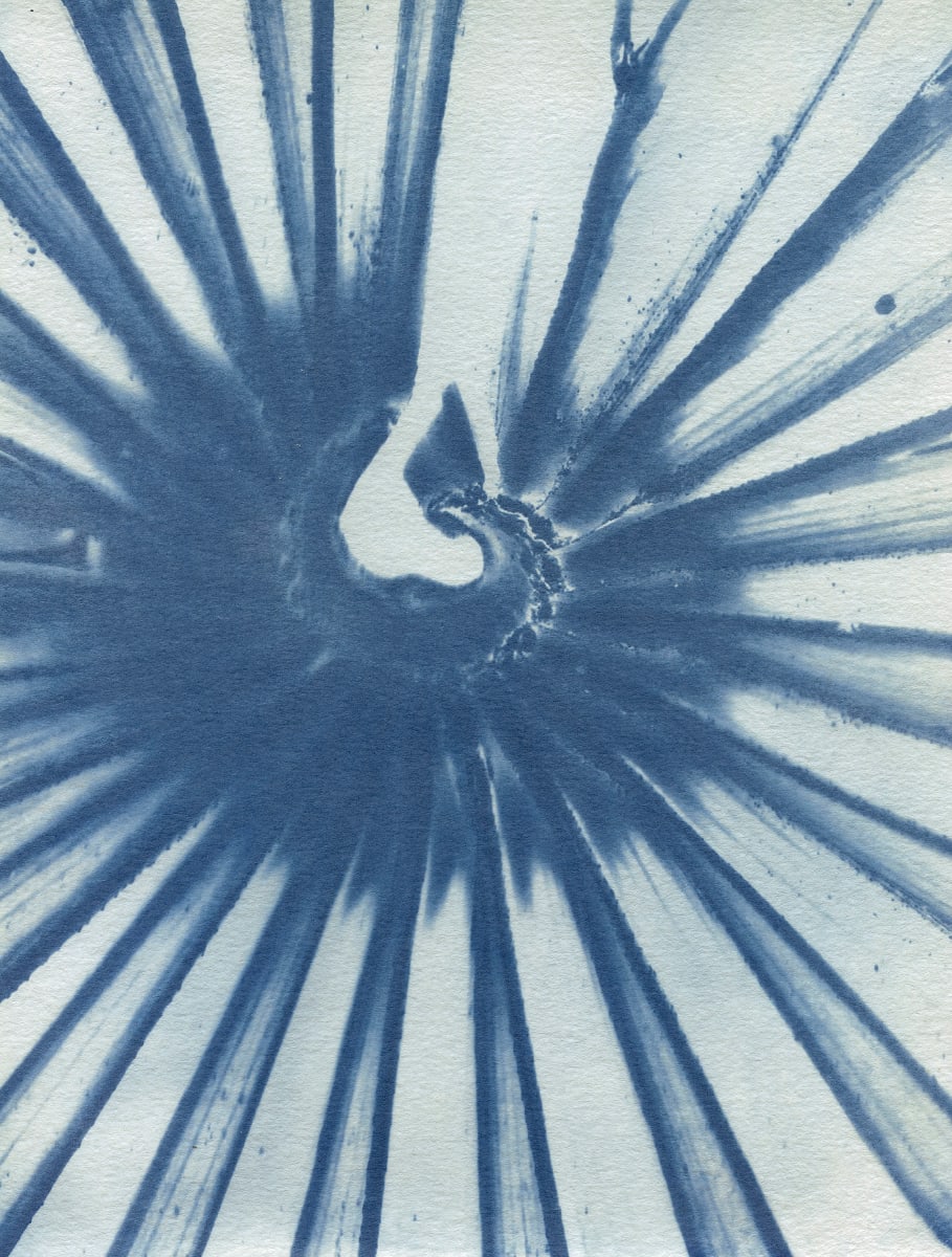 Cyanotype Keys IX by Allison Svoboda 
