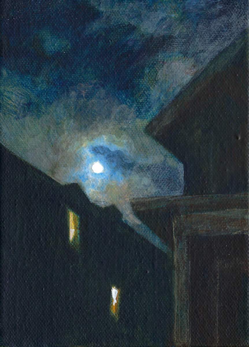 Dark Night in East Somerville by Pamela Greene 