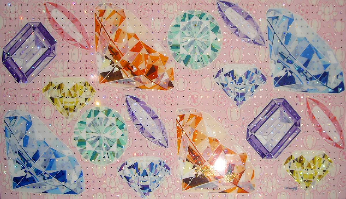 Pink Back Crystals by Francois Michel Beausoleil, Image 1.