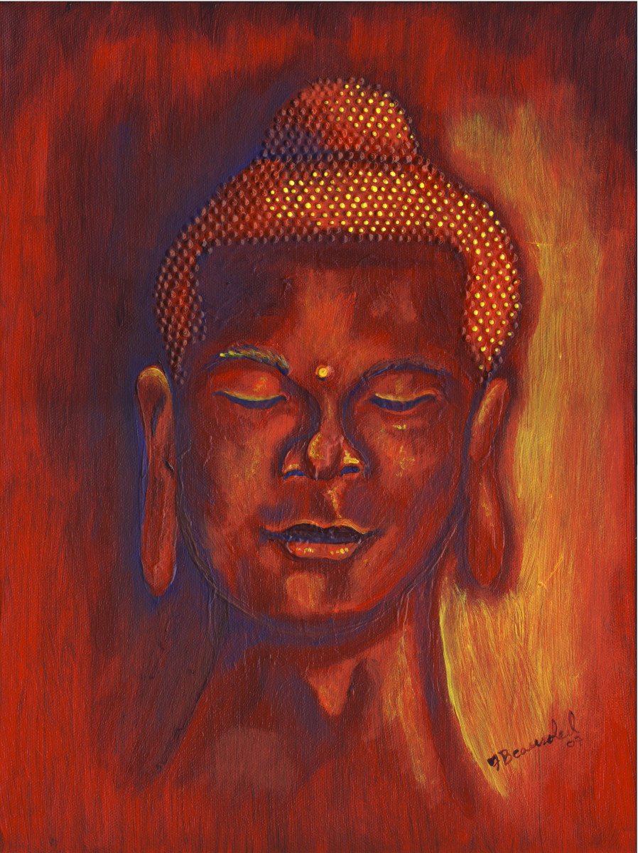 Red Budha by Francois Michel Beausoleil 