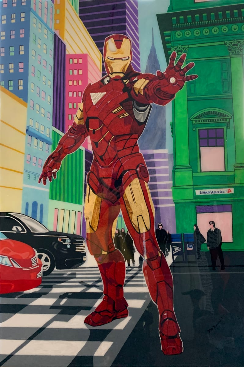 Iron Man 5th avenue by Francois Michel Beausoleil 