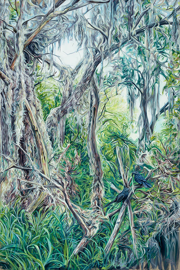 Spanish Moss and Anis by Jessica Monroe Art 