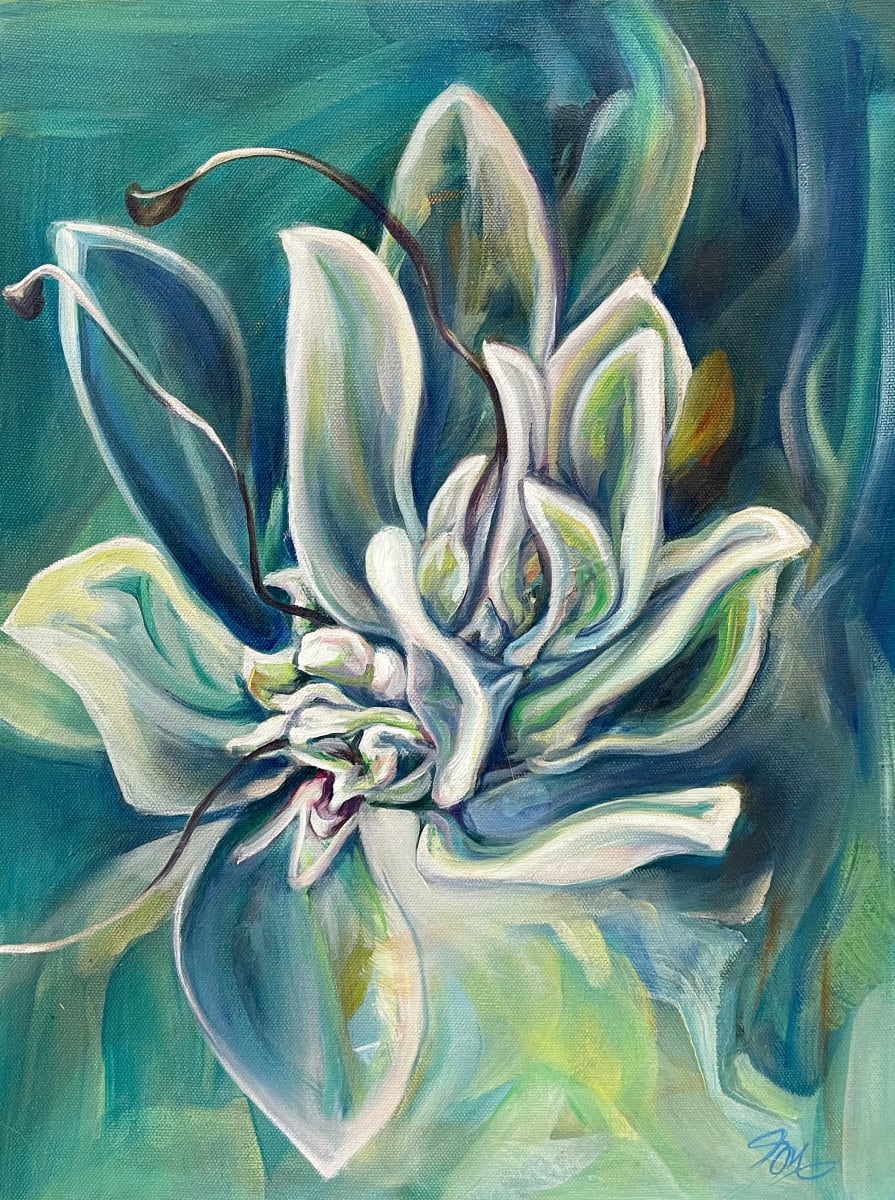Cenizo in Blue by Jessica Monroe Fine Art, Image 1.