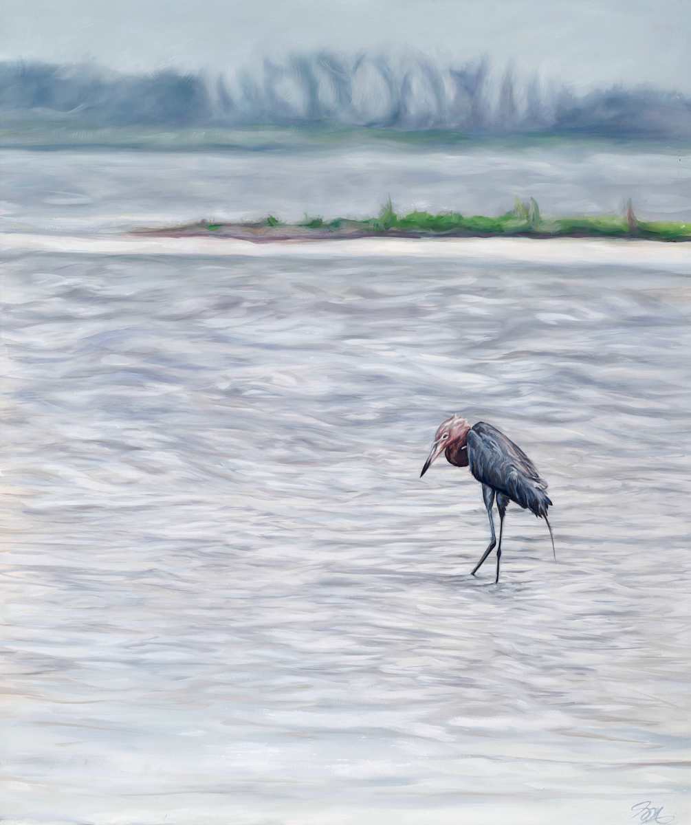 Walking Red by Jessica Monroe Fine Art, Image 1.