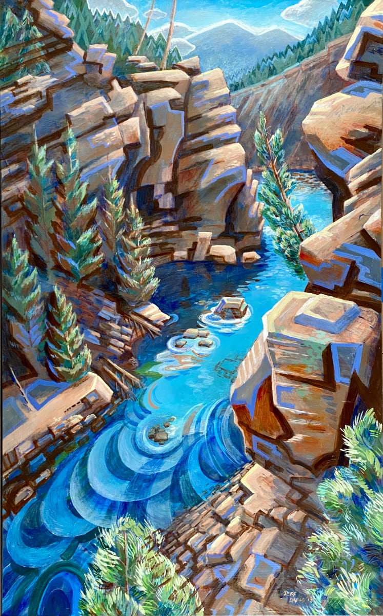 "Roaring at the Lower Falls“ by Jeff Dallas 