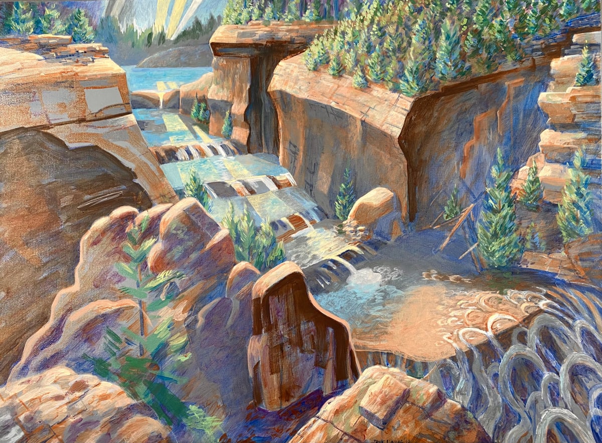 “Daybreak at the Lower Falls” 